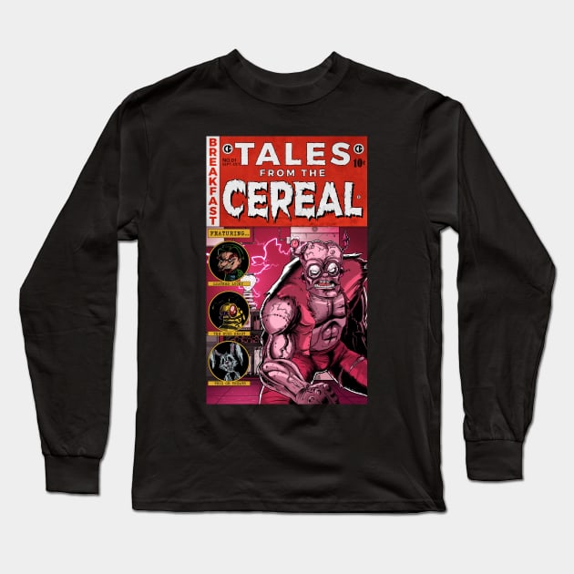 Franken Berry - Tales from the Cereal Long Sleeve T-Shirt by thecalgee